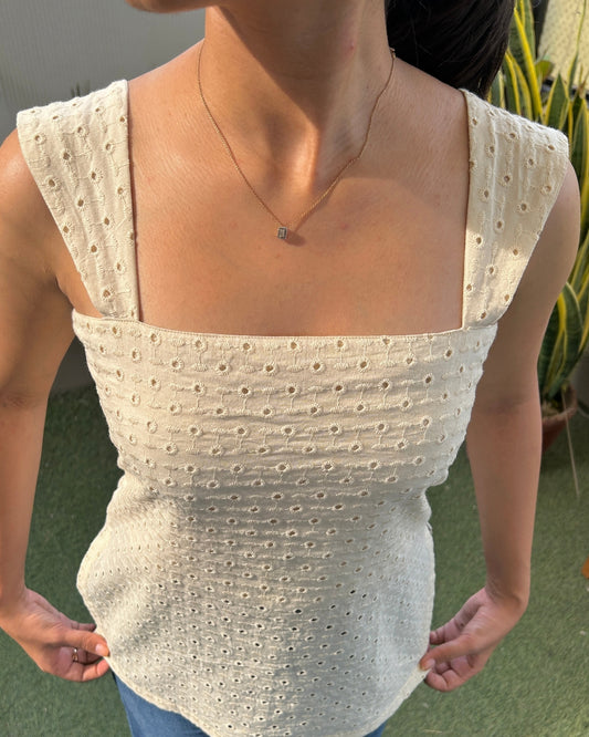 Subah short kurti beige