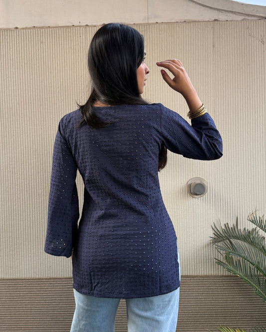 Full sleeves Raat short kurti