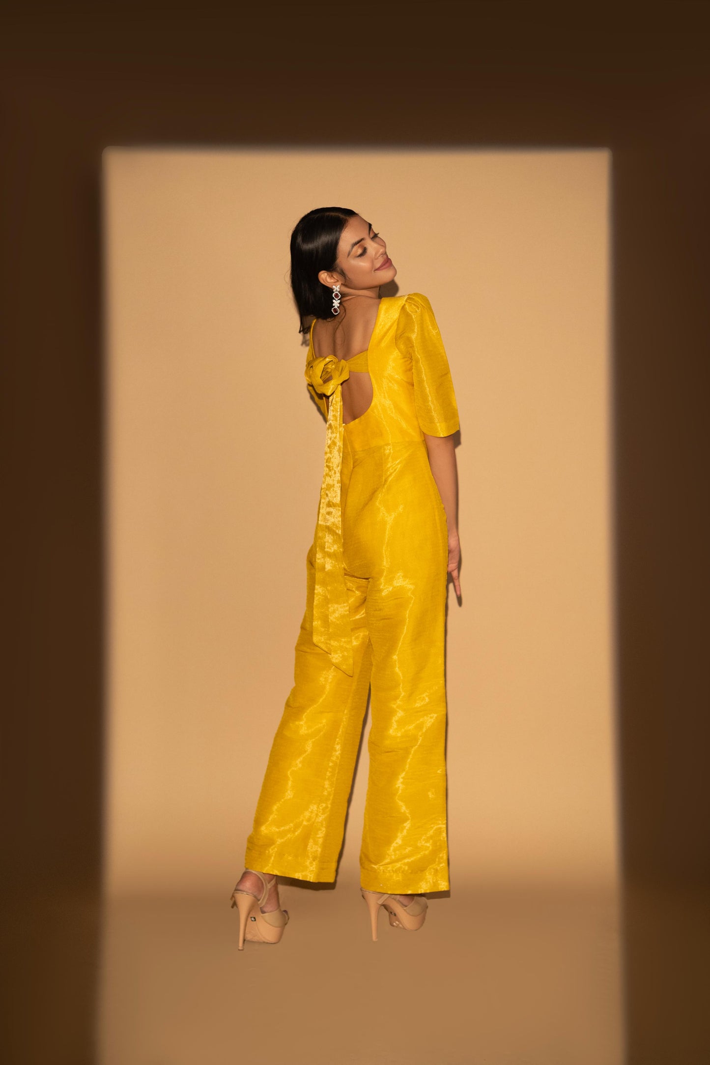 Bow-tie jumpsuit