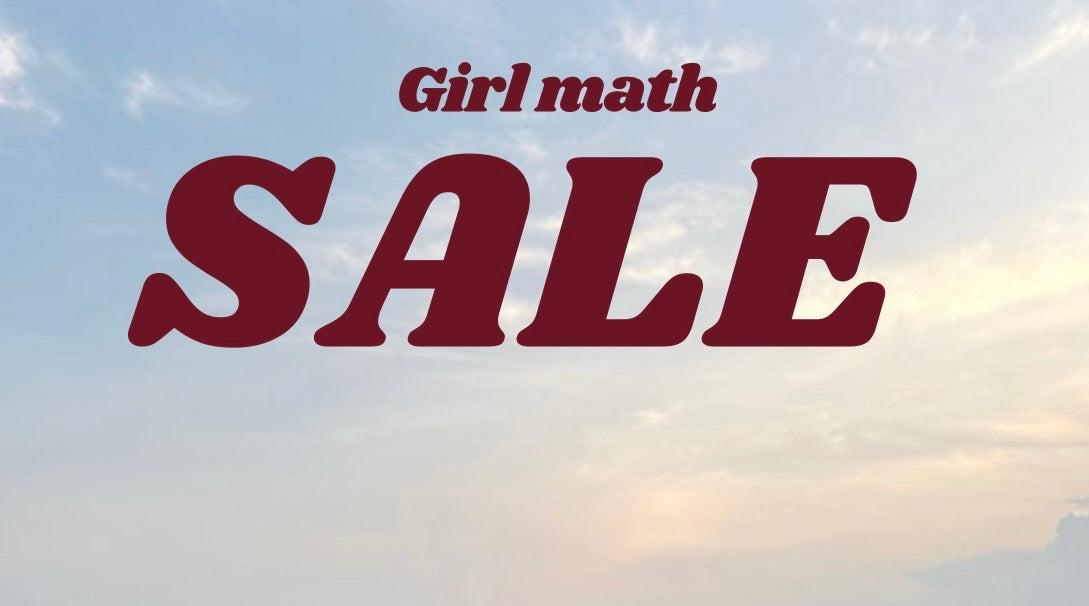 SALE - girl math approved! 🎀