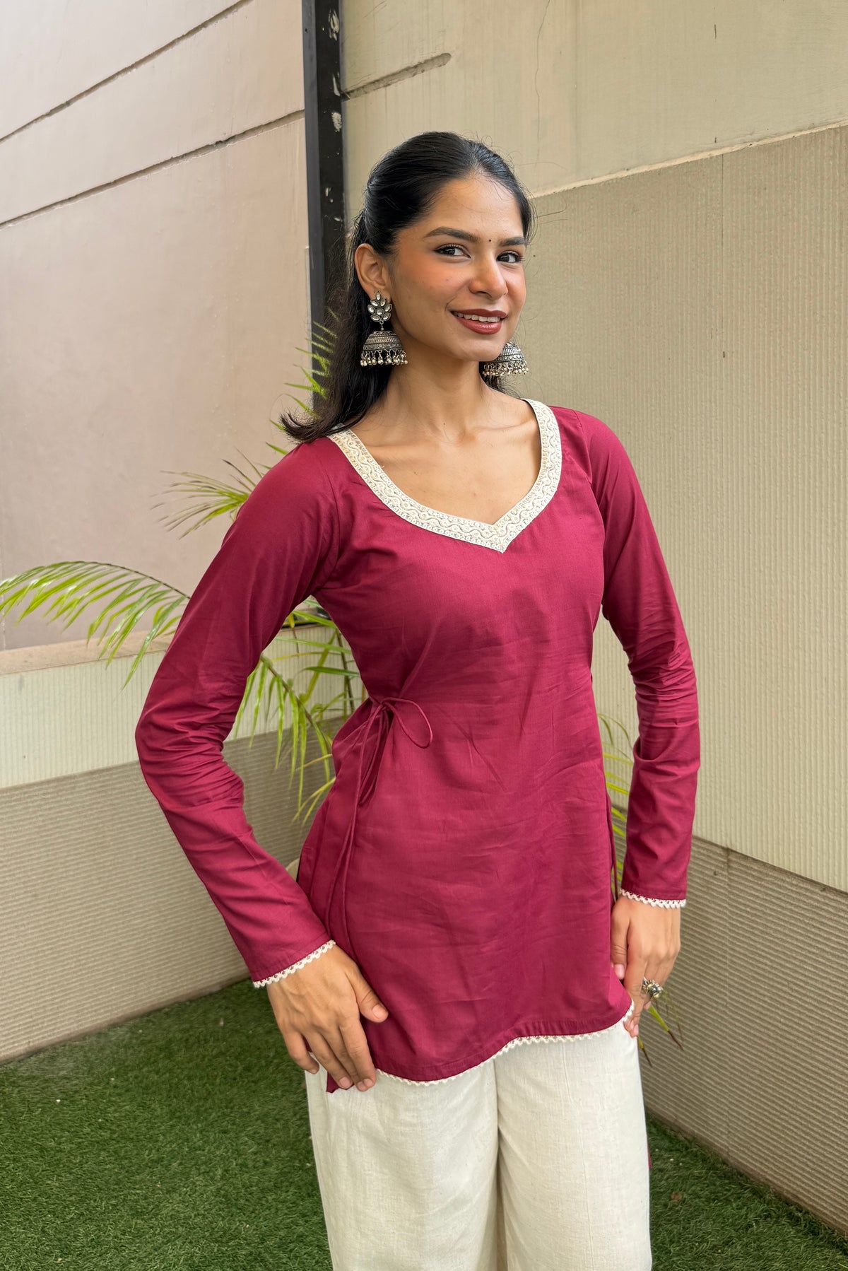 Anar side adjustment kurti