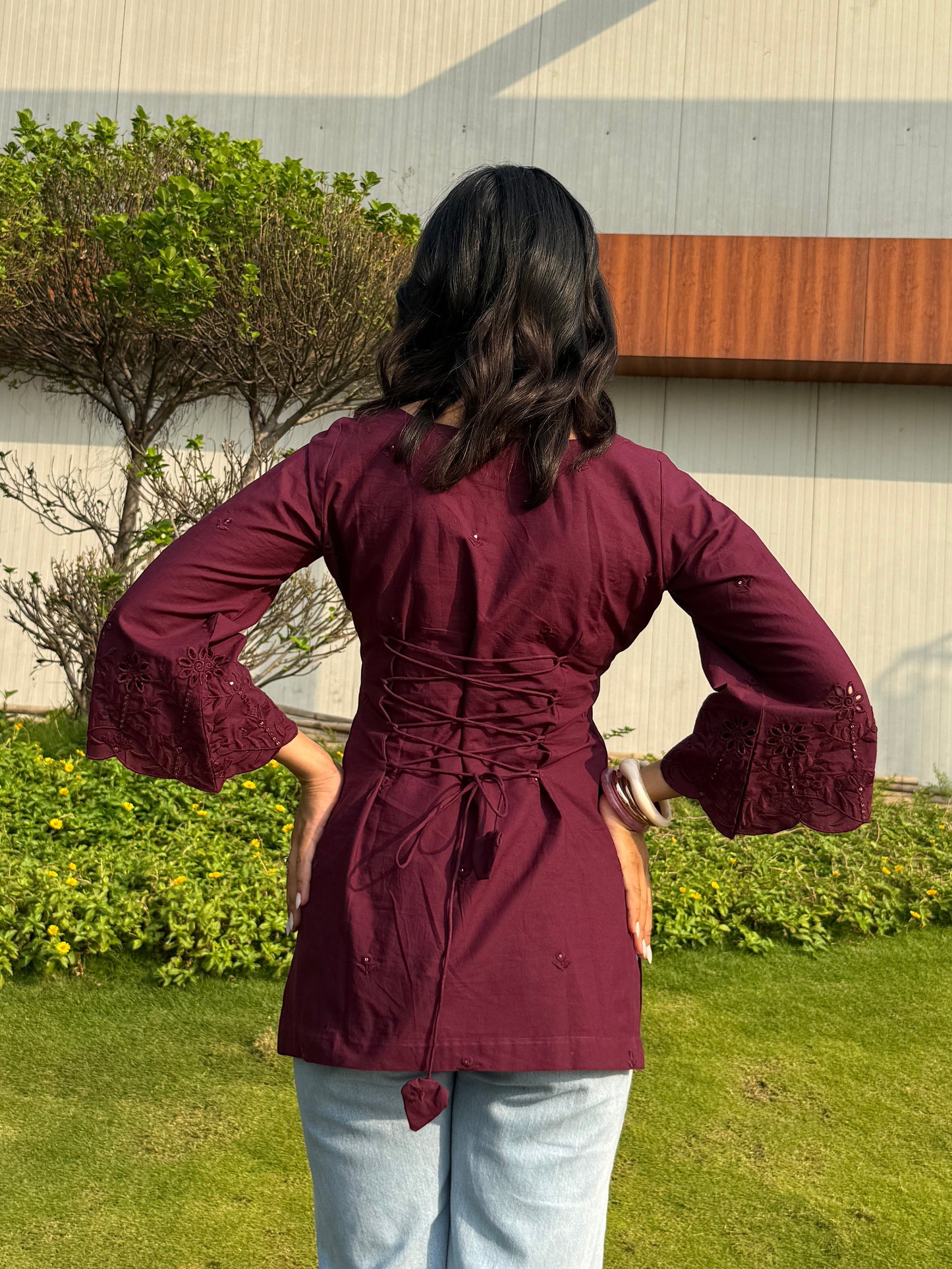 Jamun corset kurti