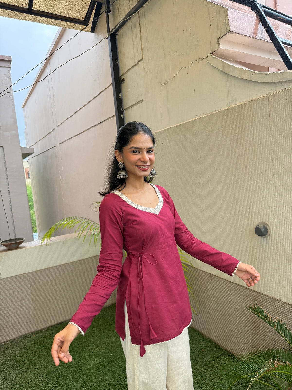Anar side adjustment kurti