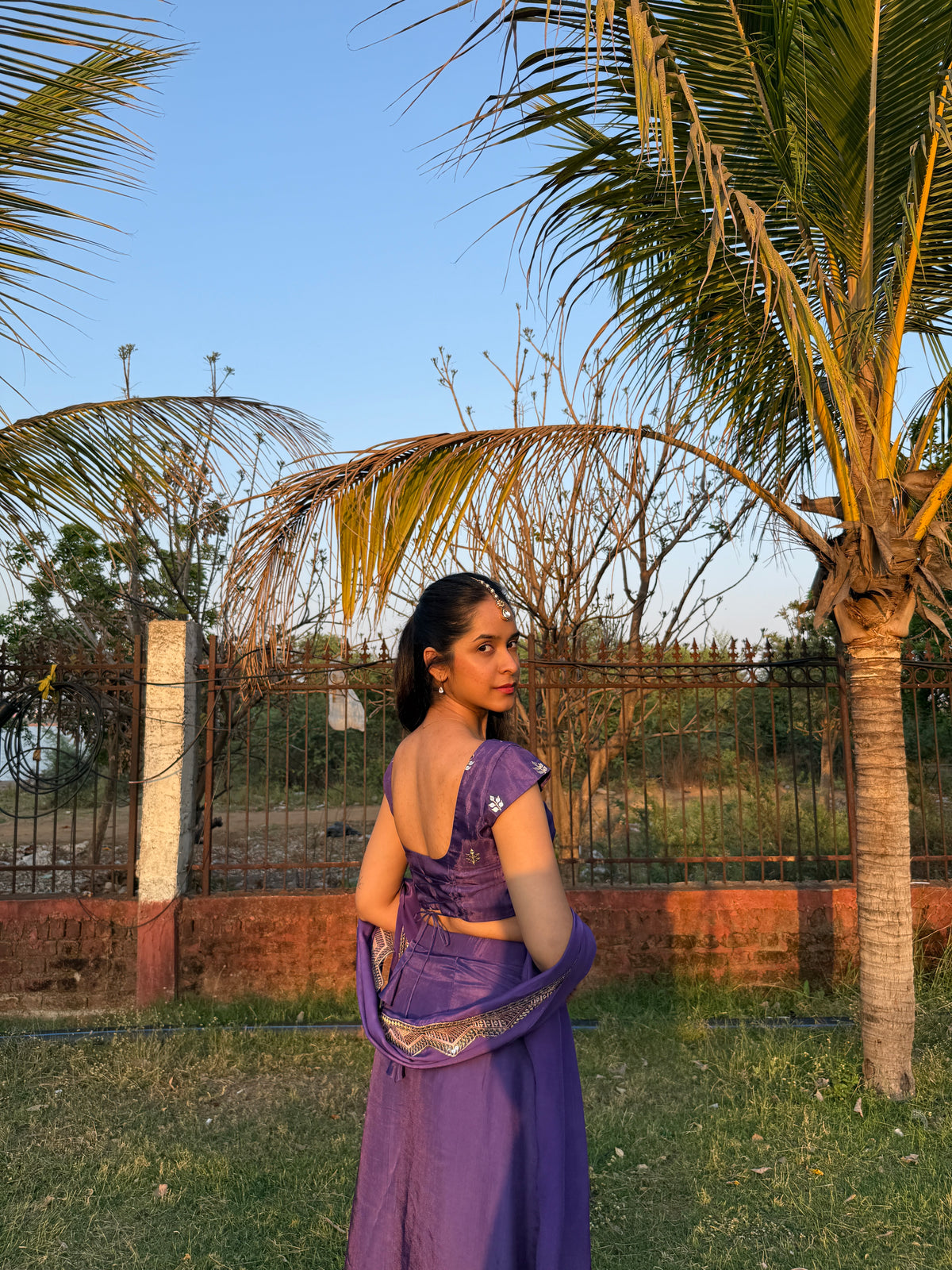 Mastani Lehenga Set - Purple