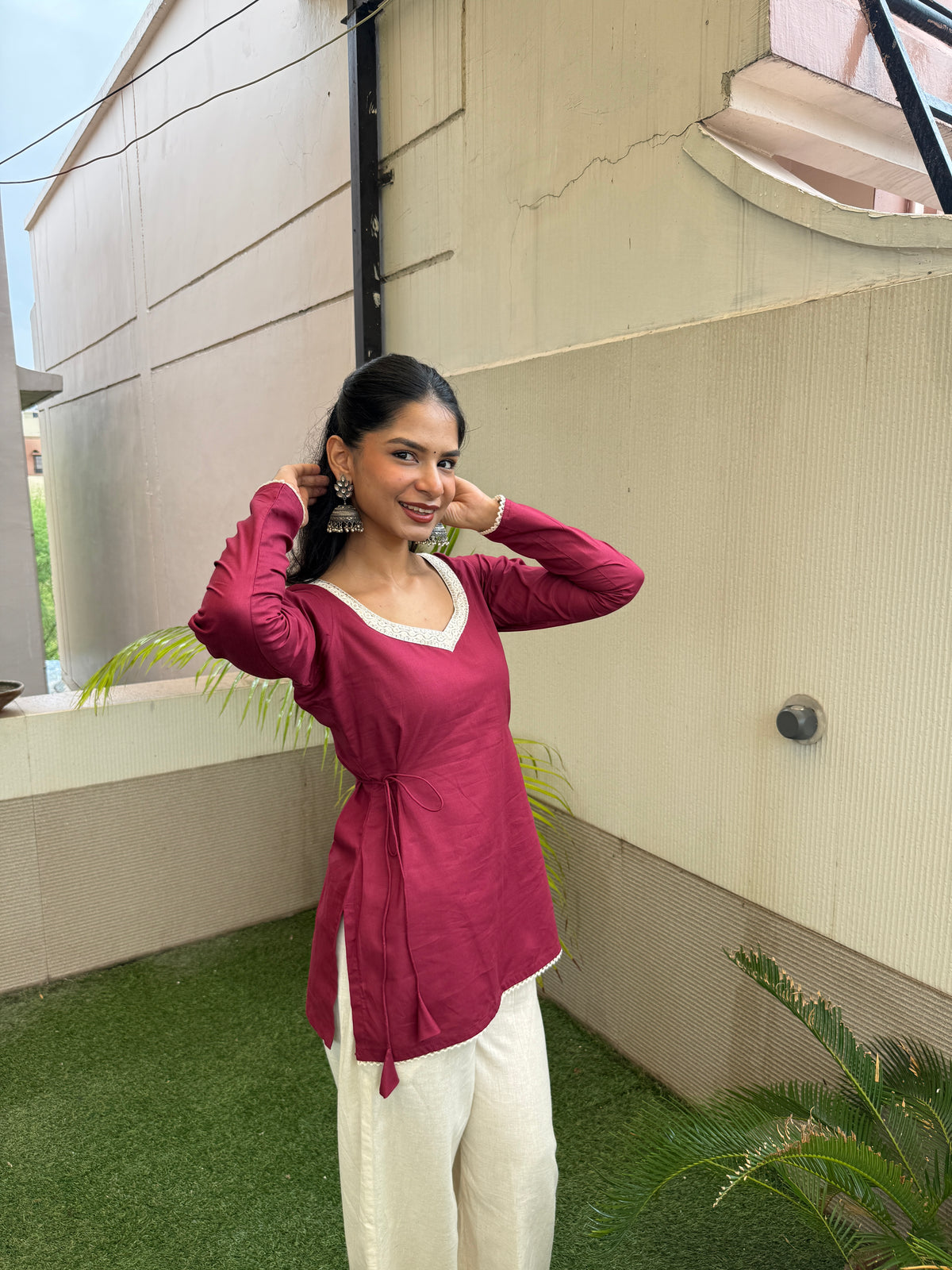 Anar side adjustment kurti