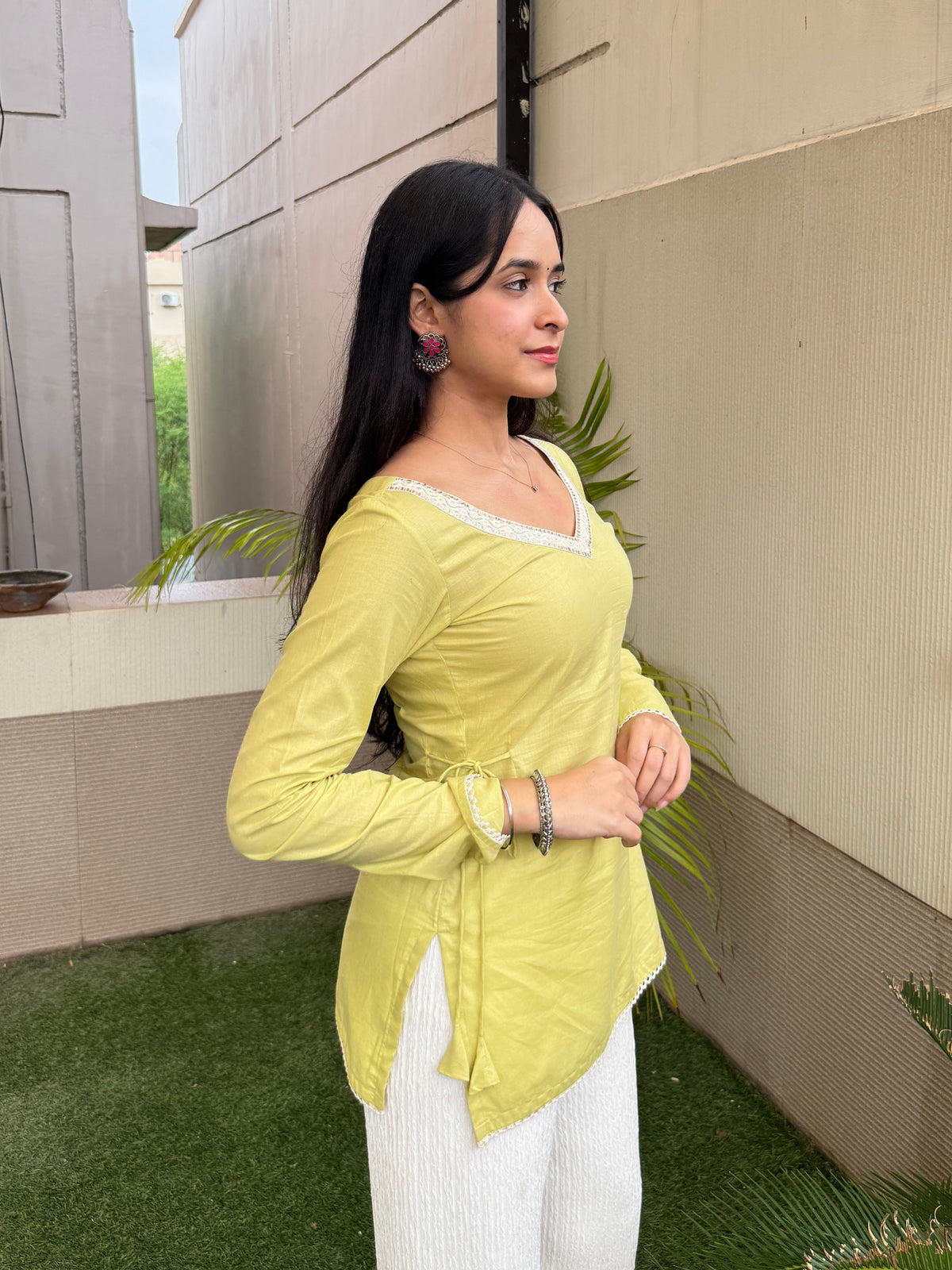 Kairi side adjustment kurti