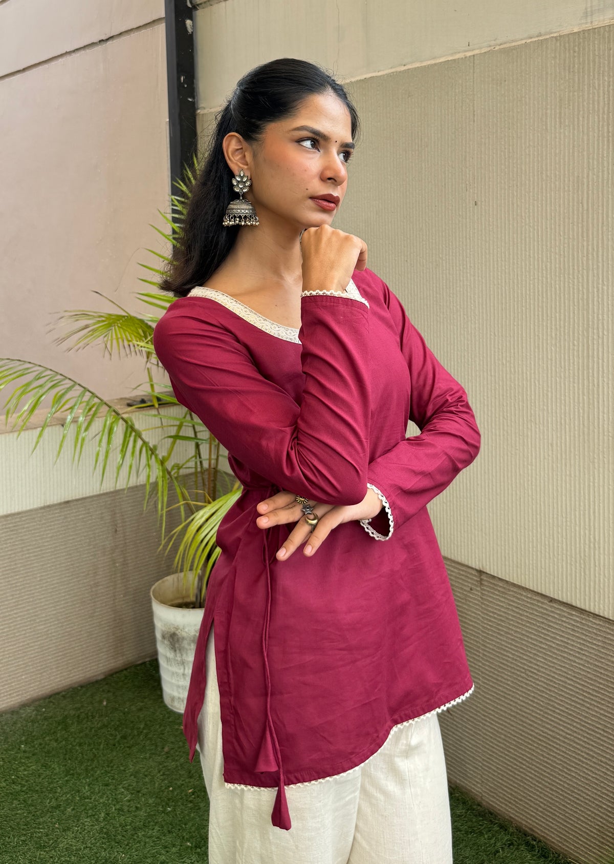 Anar side adjustment kurti