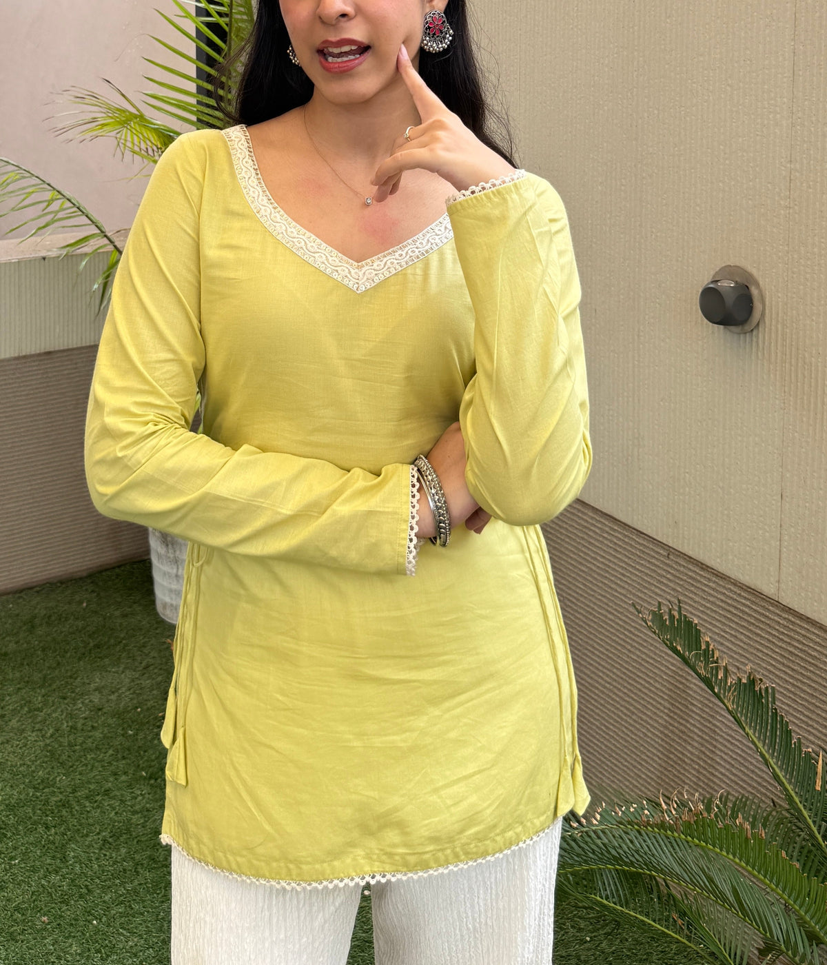 Kairi side adjustment kurti