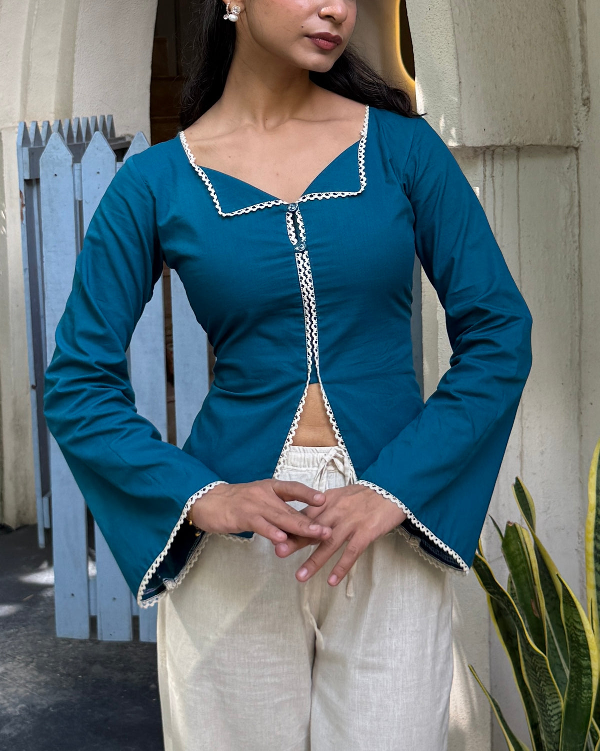 Aasmani top