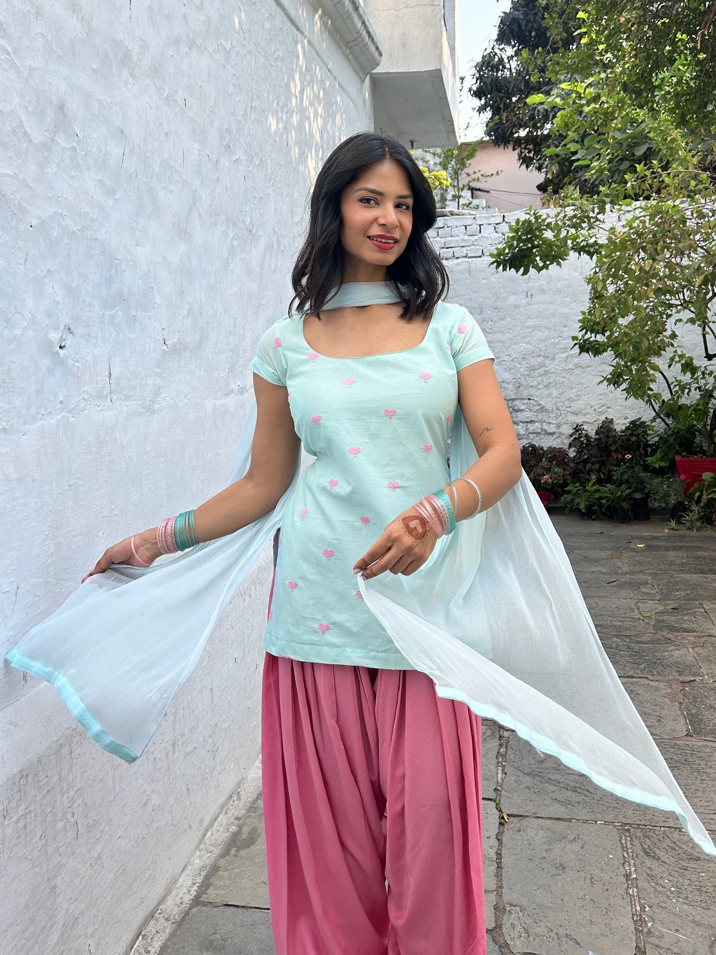 Rekha kurti & dupatta(2 piece)
