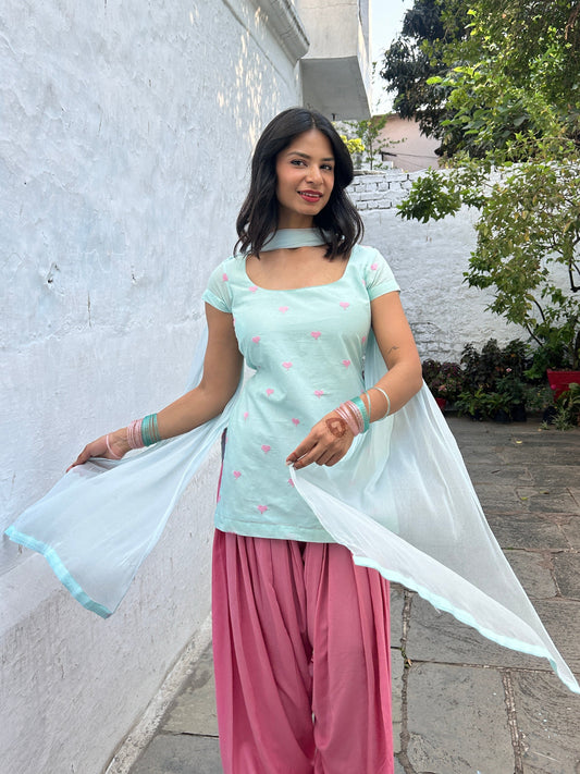 Rekha kurti & dupatta(2 piece)