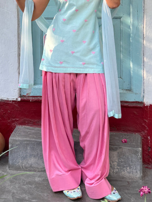 Farshi Salwar pink