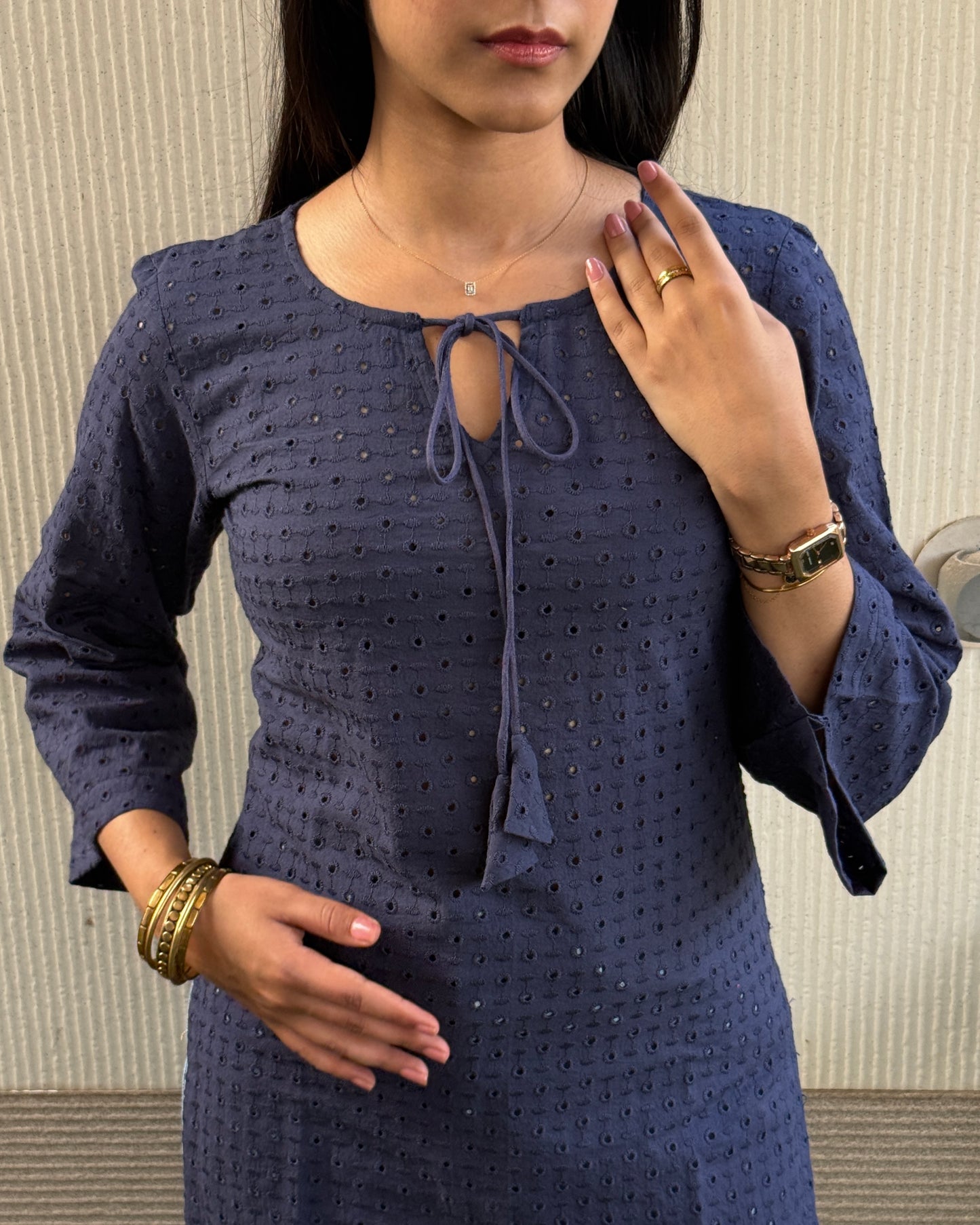 Full sleeves Raat short kurti