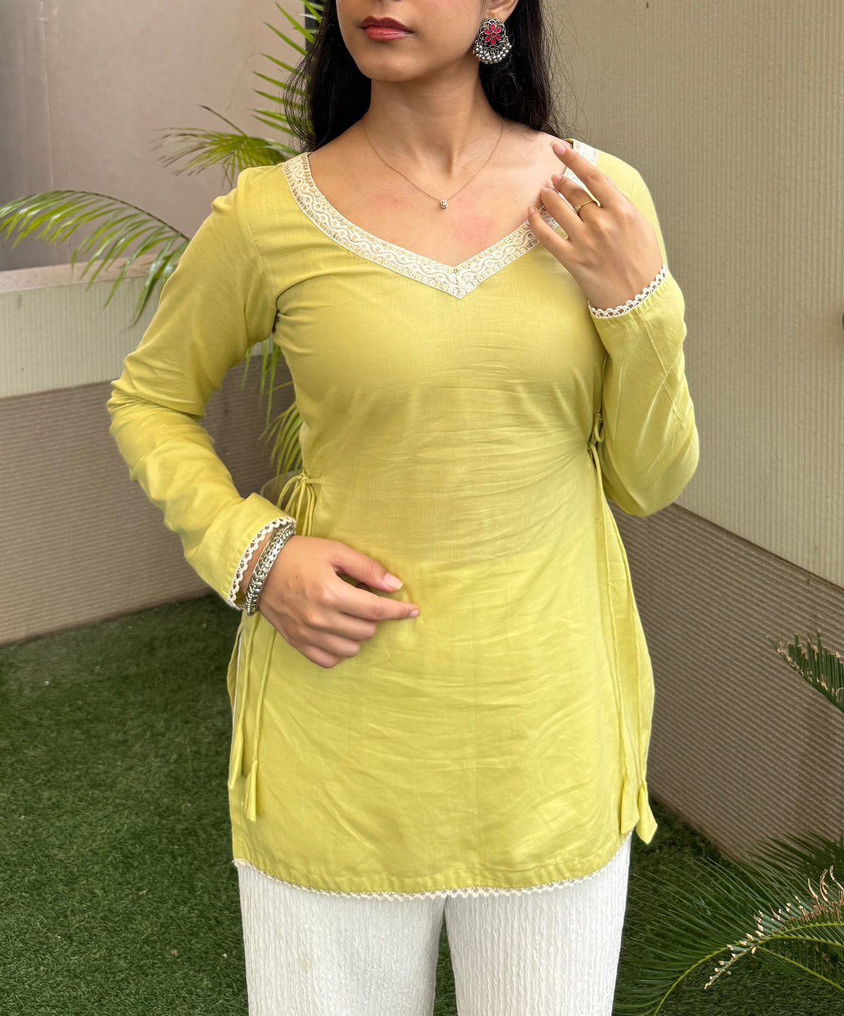 Kairi side adjustment kurti