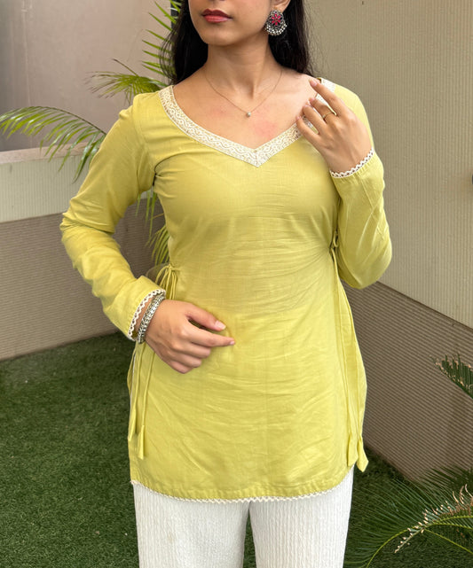 Kairi side adjustment kurti