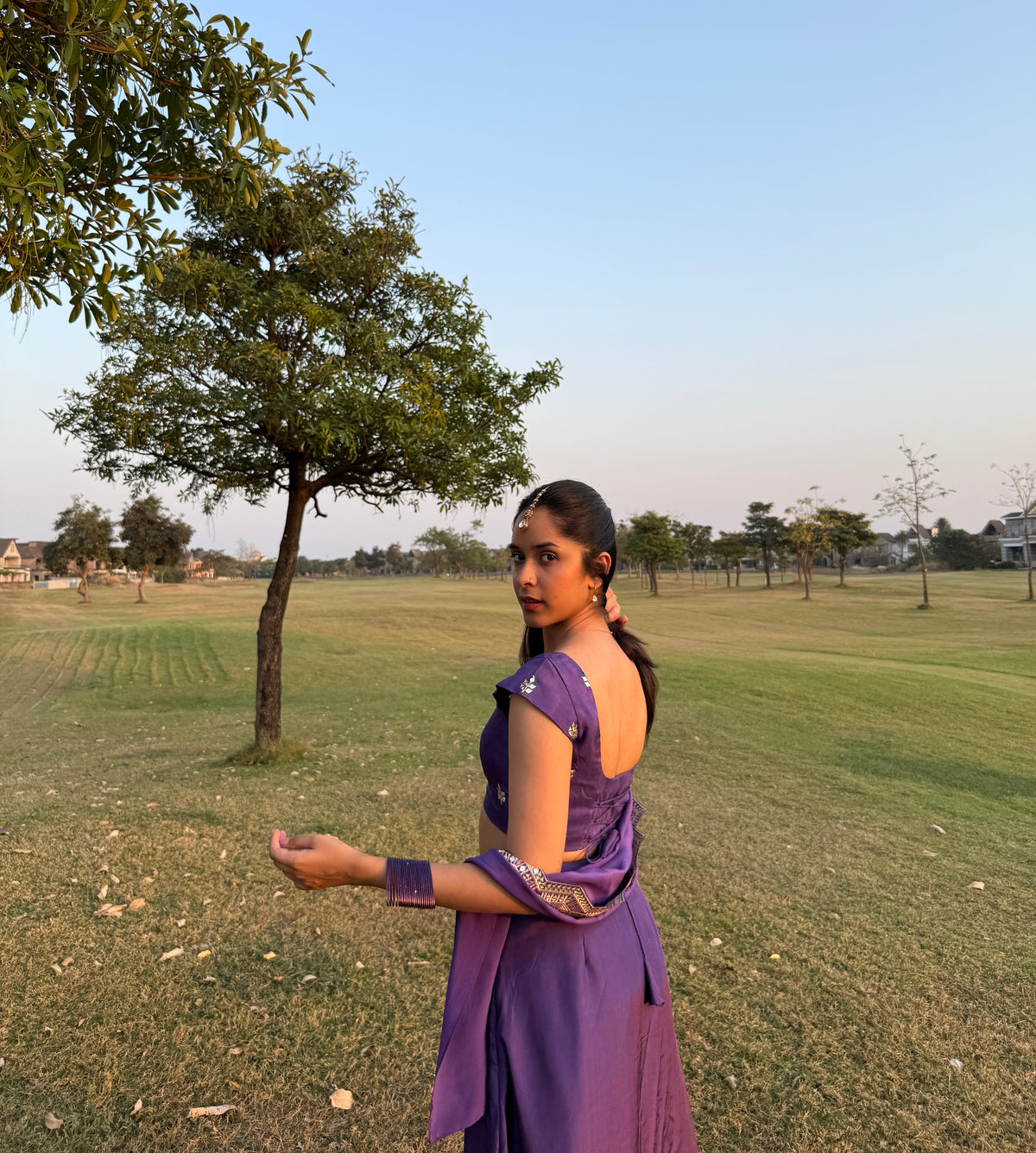 Mastani Lehenga Set - Purple