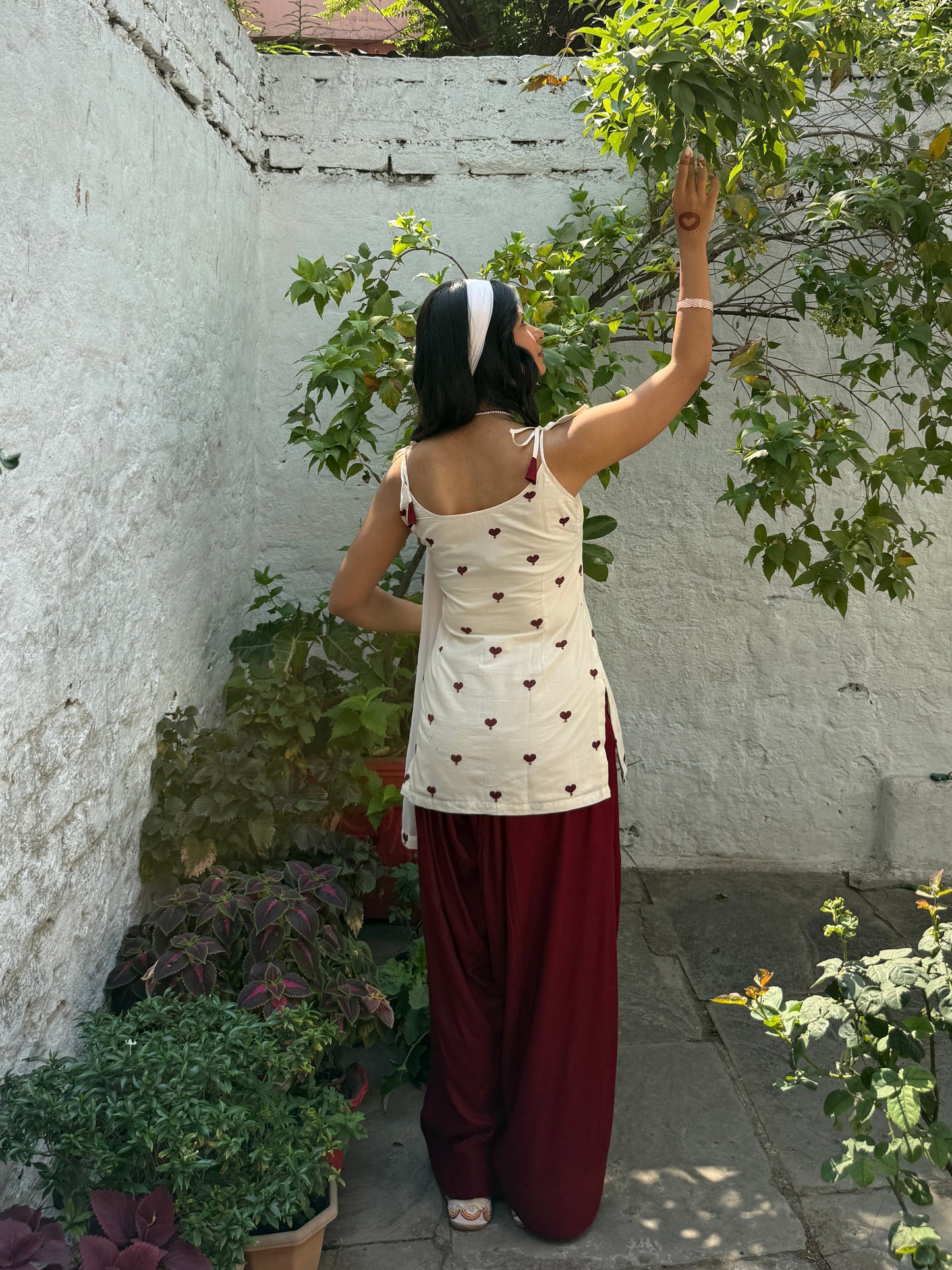 Kavita kurti dupatta sleeveless (2 piece)
