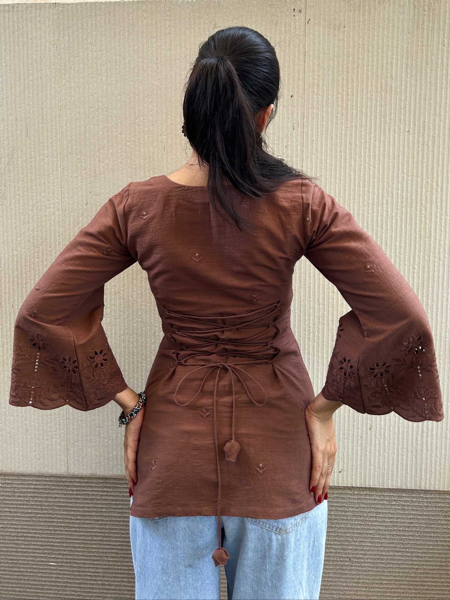 Kulhad Chai corset short kurti