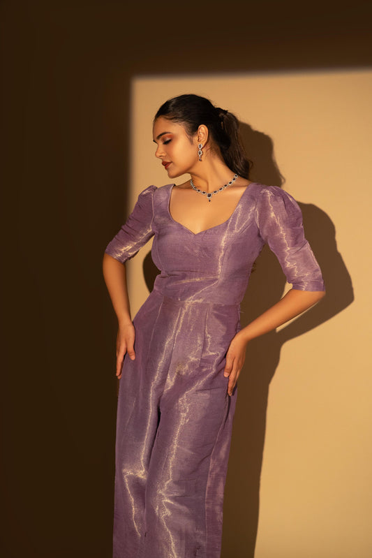 Bow-tie jumpsuit