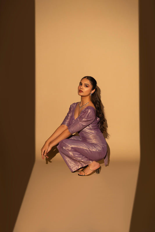 Bow-tie jumpsuit