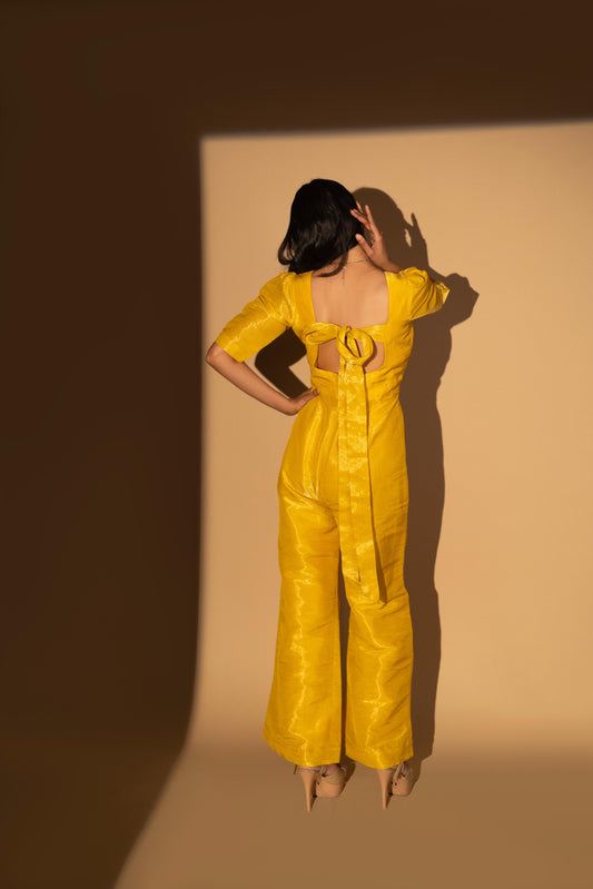 Bow-tie jumpsuit