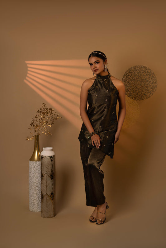 Majestic black Tilt fit co-ord set